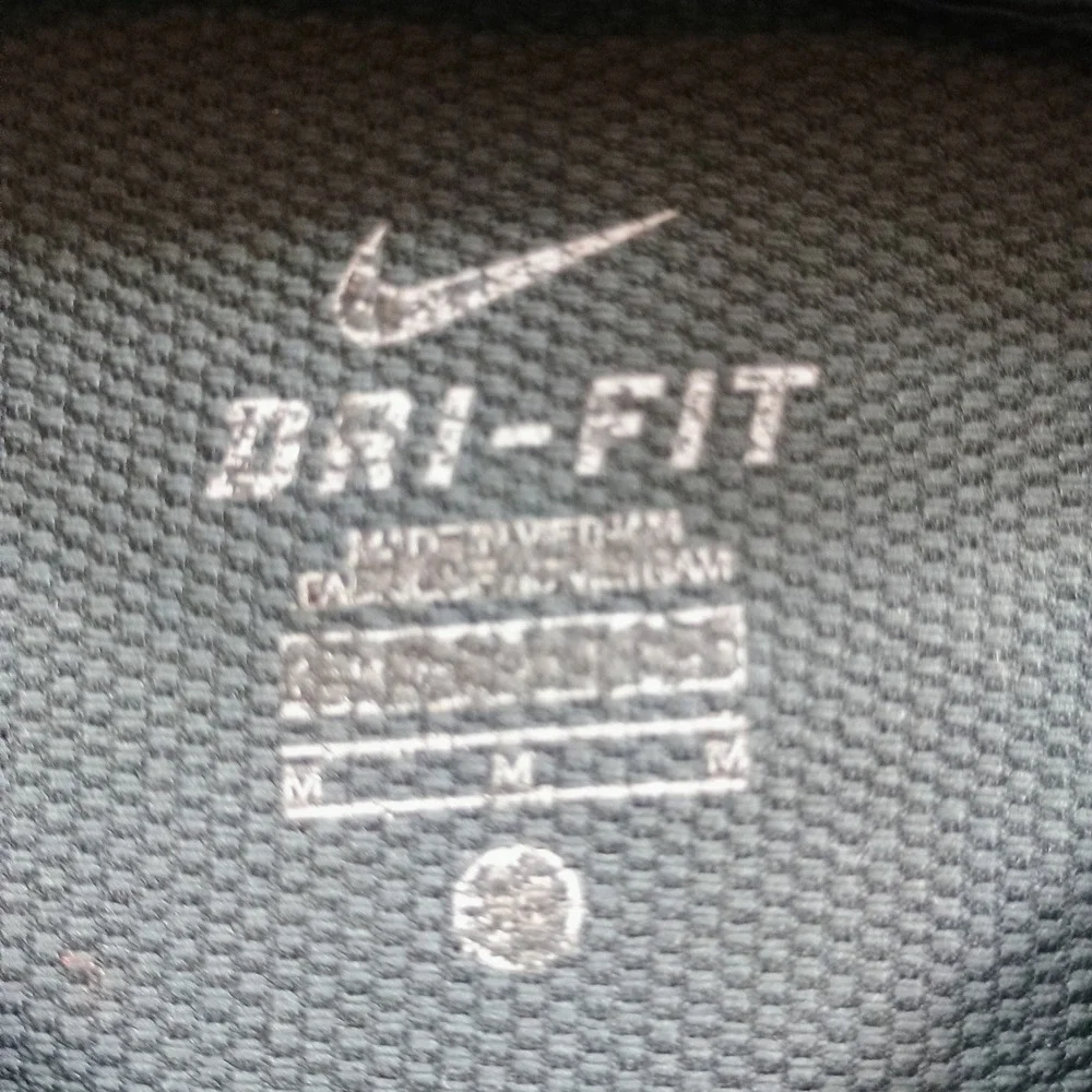 Nike Mens Dri-FIT Running Shirt Olive Green Medium Breathable Mesh Tee